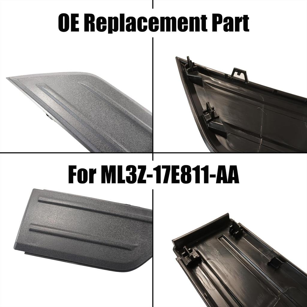 Front Lower Bumper Guards Pads Inserts End Caps Outer Cover Panel Grill for Ford F-150 F150 2021 2022 2023 Passenger Side ML3Z-17E810-AA Exterior