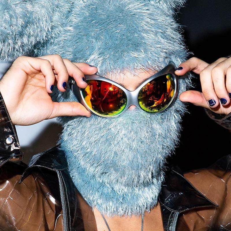 Солнцезащитные очки в космическом стиле, дизайнерские, мужские, женские, в форме маски, для рыбалки, велоспорта, солнцезащитные очки, мужские, женские, панк, Y2K, солнцезащитные очки, мужские, женские