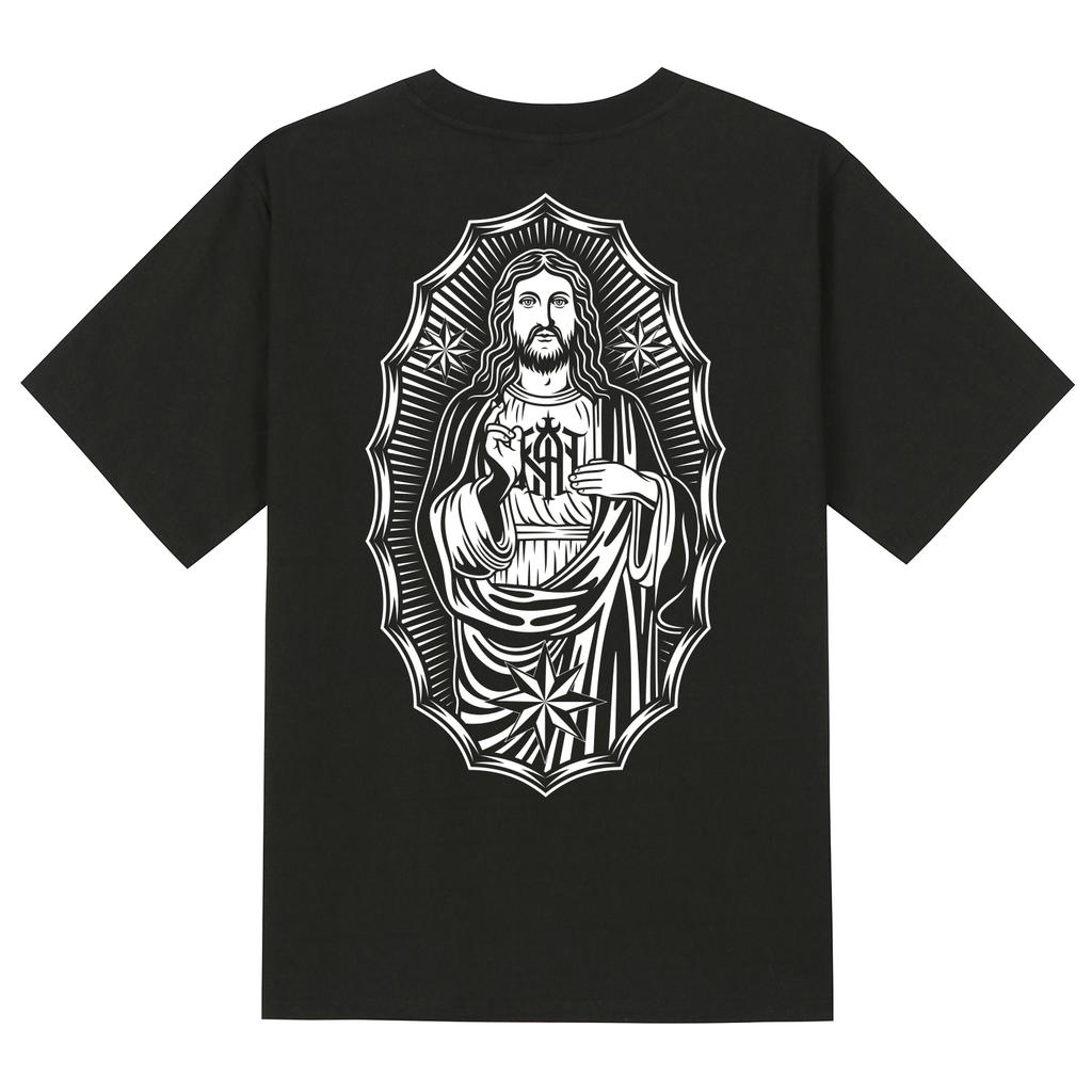 KAN6312 Ktb0192 Wish Short Sleeve T-Shirt Black