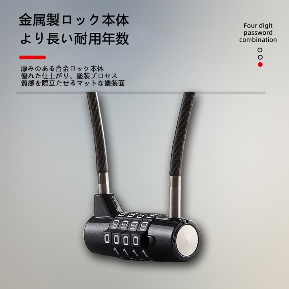 YAVINCOL 3 Piece Wire Lock Door Lock Padlock Wire Padlock Dial Padlock Small Dial Lock Swing Door Lock 4 Digit Variable Dial Lock School Company