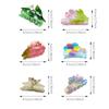 New Double Sided Flower Hair Claw Clip Acrylic Geometric Hair Clip Hand-painted Large Claw Clip Women
