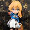 Милая фиолетовая фигурка Аниме Violet Evergarden 18 см ПВХ Модель Игрушка Украшение для рабочего стола Коллекция Декор Для фаната аниме Девочки Подарок на День Рождения