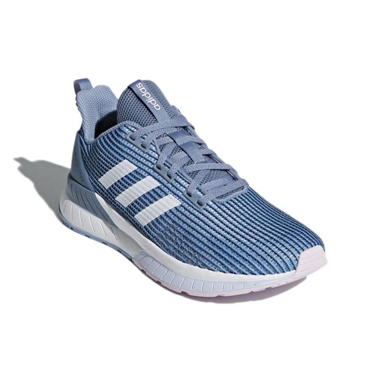 adidas Нескользящие Низкие Беговые Кроссовки Женские Сине-Белые DB1298