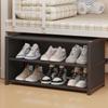 Dust Proof Cover Long Shoe Rack Space Saving Bed Bottom Shoe Organizer Shoe Cabinet Entryway