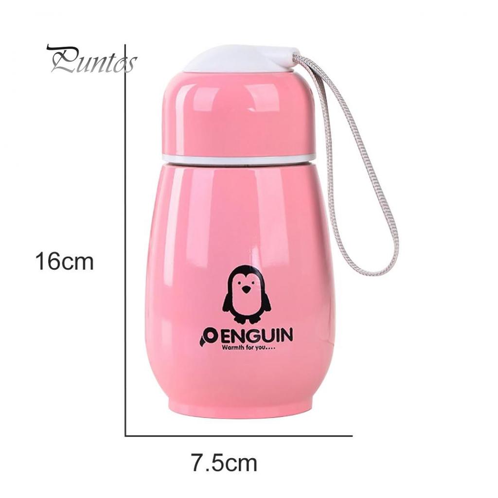 300 мл термос открытый термокружка Пингвин кофе спортивная бутылка с водой кружка