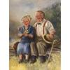 DIY 5D Diamond Painting Old Couple Full Round Drill Mosaic Diamond Embroidery Rhinestone Cross Stitch Sweet Home Old Man Decor