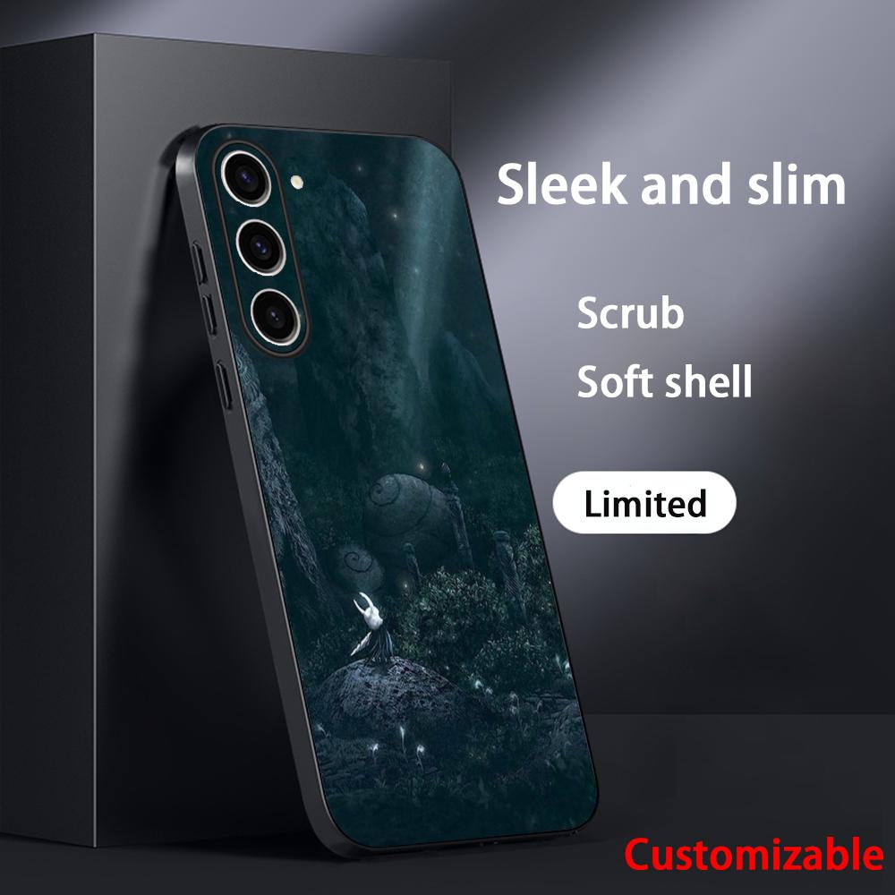 Супер модный Чехол для телефона игры Hollow Knights Для Samsung Galaxy S26 S25 S24 S23 S22 S21 Plus Ultra Note20 Мягкий Черный