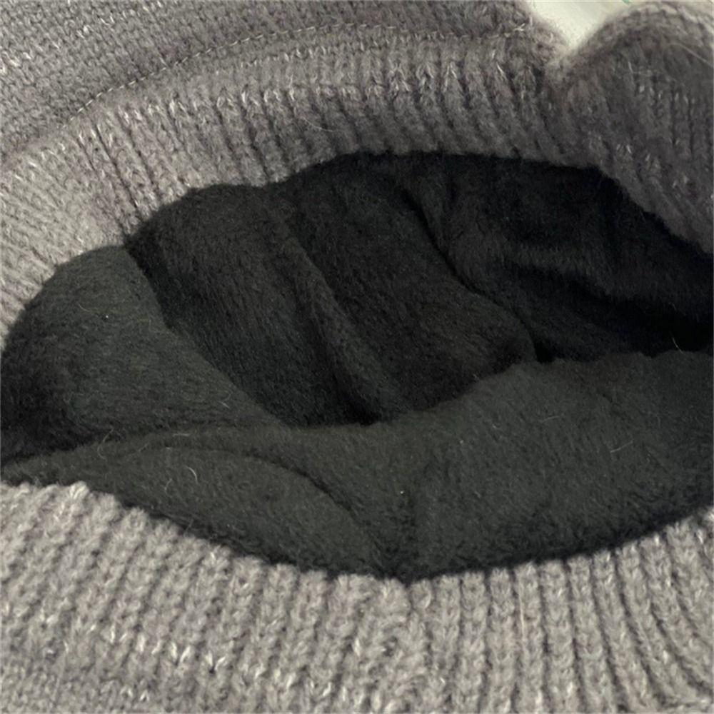 Dual Tone Dad Hat Keep Warm Couples Hats Fashion Baseball Cap Outdoor Activities