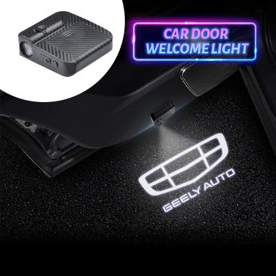 Светодиод для логотипа автомобиля Geely Manjaro Atlas Pro Emgrand Geometry C Coolray GX3 EC7 Подсветка двери автомобиля HD Проектор Приветственная лампа