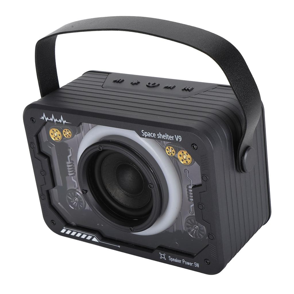 Детский караоке-аппарат All In One беспроводной мини портативный Bluetooth-динамик с микрофоном черный