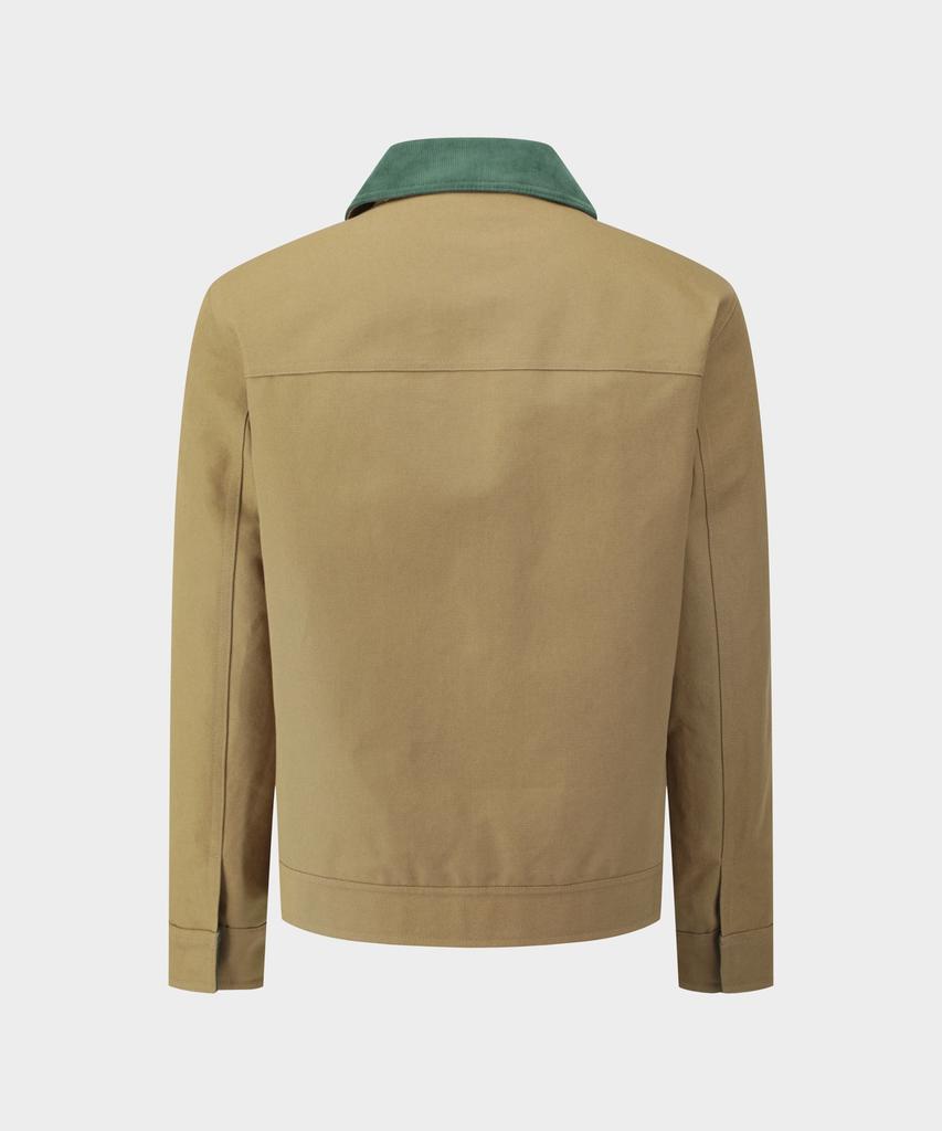 Brooks Brothers Canvas Work Jacket (Beige) (Bbotmmf301)