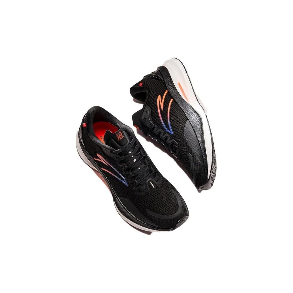 Anta Champion 2 Pro Nitrogen Technology Comfortable Fabric Shock Absorption Durable Low-Top Running Shoes Men Running Shoes Black 112345582-4