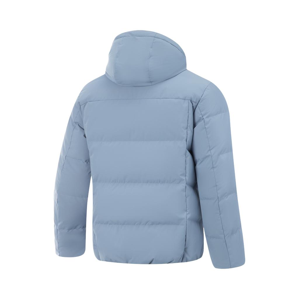 Li-Ning Fitness Series Warm Windproof Water-Resistant Hooded Long Sleeve Down Jacket Men Outerwear AYMV153-8