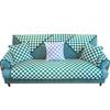 Autumn and Winter Simple Houndstooth Thick Plush Sofa Cushion Non-slip Sofa Cover Cover