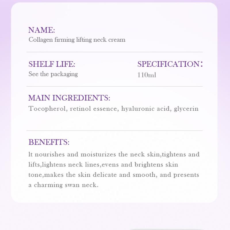 Коллагеновый крем для шеи 110 мл SADOER Firming Roller Neck Cream
