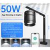 30W/50W Aquarium LED Lamp Fish Tank Aquatic Plant Light Brightening Promote Growth Full Spectrum WRGB Output Moss Downlight
