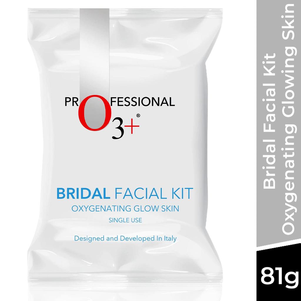 O3+ Bridal Facial Kit Oxygenating Glow 81gm X  Pack of 2 10-Step Skincare Regimen for Radiant Skin