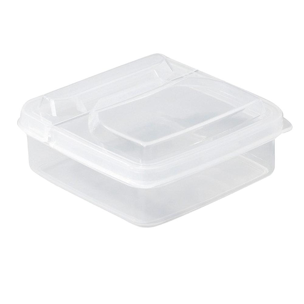 3PCS Flip Lid Sliced Cheese Container PP Cheese Slice Keeper Cheese Food Container  Fridge Organizer