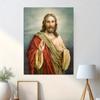 Vintage Sacred Heart of Jesus Art Prints Mary God Poster Abstract Religion Canvas Painting Retro Wall Picture Home Decoration