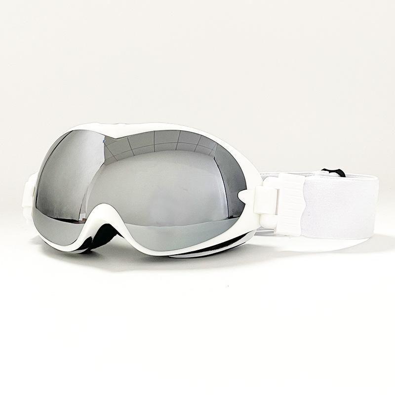 Ski goggles for outdoor mountaineering, windproof protective eyewear, double-layer anti-fog spherical ski goggles