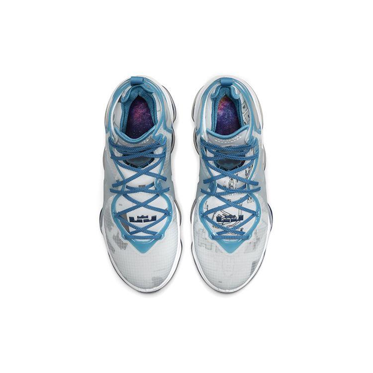 Space Jam x Nike LeBron 19 EP Спортивный костюм Унисекс Кроссовки Белый Голландский-синий Синий-вакуум DC9342-100