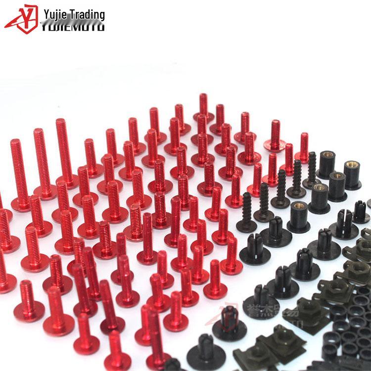 BMW Motorcycle Universal Fairing Windshield Bolt Kit - Multi-color Screws