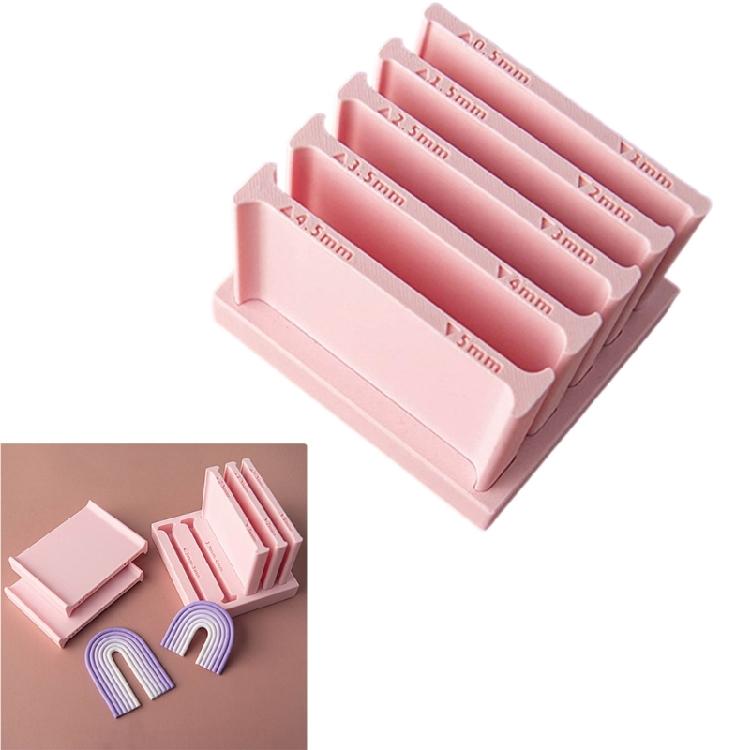 Ergonomic Polymer Clay Flattening Device With Interchangeable Height Settings Ideal For Crafters Designing Unique Clay Accessories