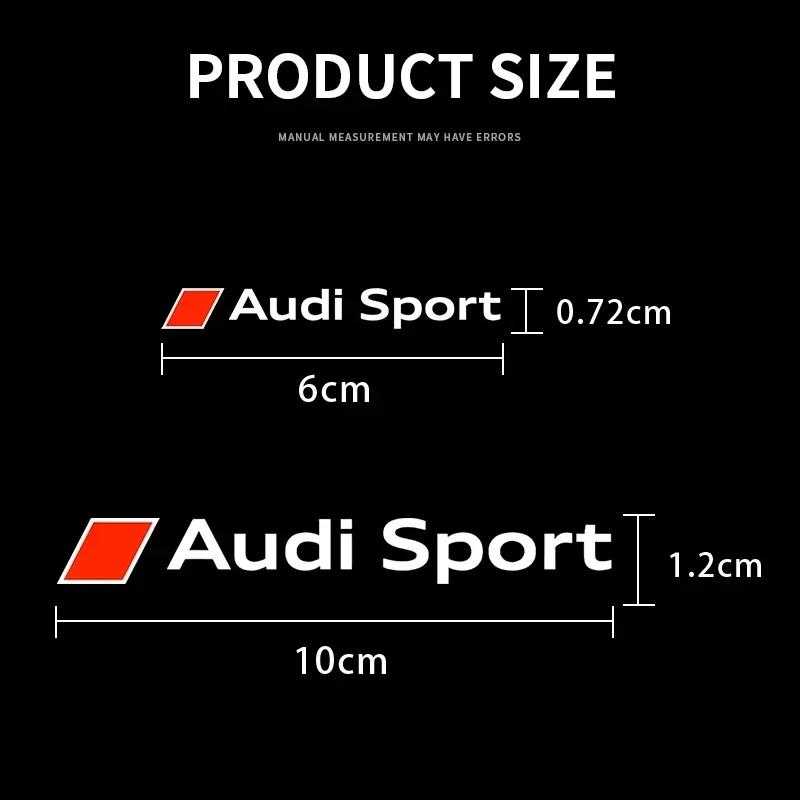 Car logo Interior Sticker Central control Decals Emblem Badge for tt SPORT A1 A3 A4 A5 A6 A7 Q3 Q5 Q7 RS3 RS4 RS5 S3 S4 S5 S7