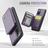 For Samsung Galaxy S20 FE Case JEEHOOD J05 Leather Mobile Cover with Detachable Magnetic Card Bag