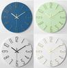 Декоративные пластиковые золотые большие цифры настенные часы 30 см синие кофейные белые черные зеленые украшения кухня современный дизайн настенные