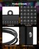 VEVOR Programmable LED Sign, P6 Full Color Flexible Digital Scrolling Panel, DIY Custom Text Pattern GIF Display Board