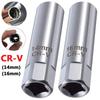Magnetic Wrench 3/8" Socket 14mm 16mm Wall Spark Plug High-quality Spark Plug Sleeve  Auto
