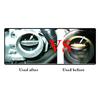 Universal 0.5L Brushed Baffled Oil Catch Tank Can with Breather Filter Aluminum 9MM 10AN Round Can Oil Catch Can