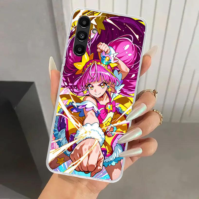 Чехол для телефона Pretty Cure Anime для Samsung Galaxy A17 A16 A37 A26 A36 A57 A56 A15 A25 A35 A55 A14 A24 A34 A54 A13 A23 A33 A53 Gala