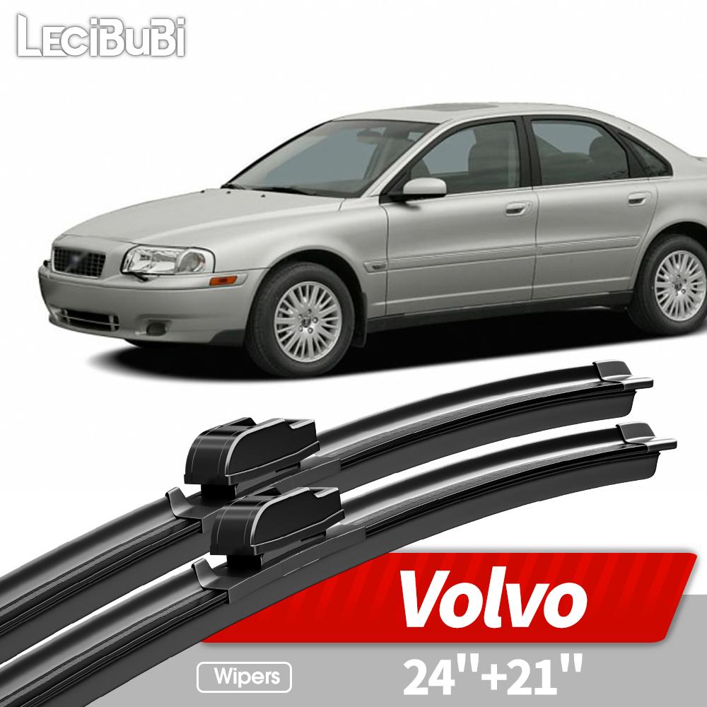 24"+21" For Volvo S60 S80 V70 XC70 XC90 1998-2004 Front Windshield Wiper Blades Windscreen Window Accessories