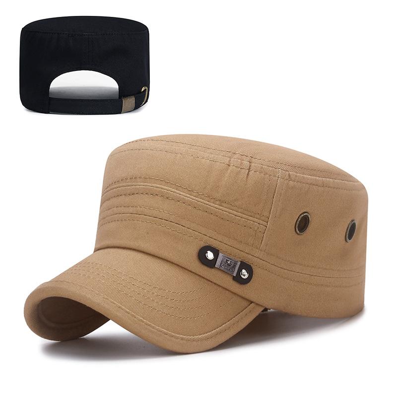 Мужская дышащая кепка с плоским верхом и лейблом Eye FS, уличная, повседневная, для зрелых мужчин среднего возраста, солнцезащитная шляпа