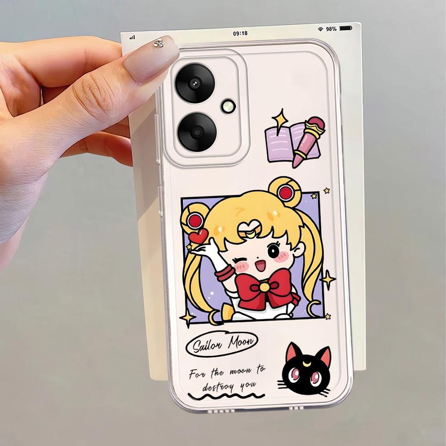 Case for Xiaomi Mi 11T Pro 11 Lite Soft Phone Cover Sailor Moon Cartoon