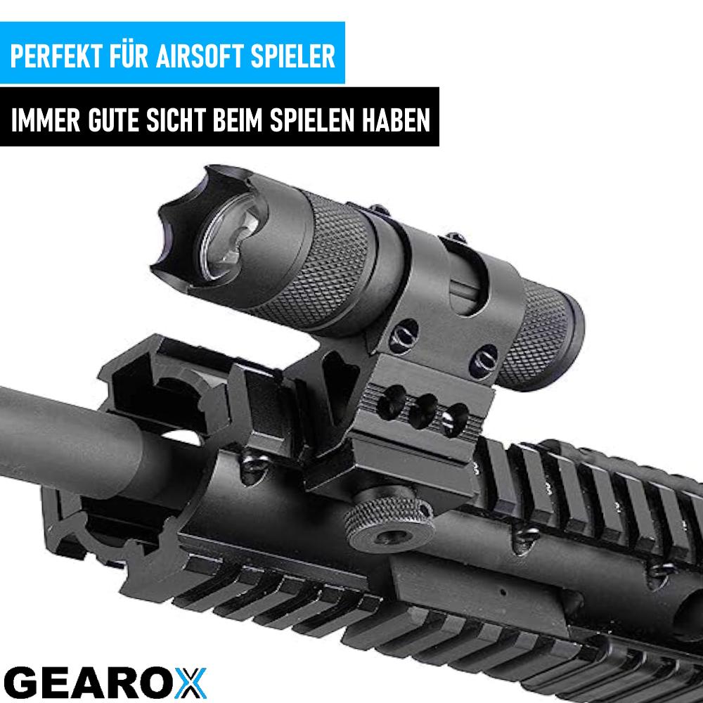 Универсальное крепление светодиодного фонаря GEAROX для страйкбольного оружия, универсальный держатель