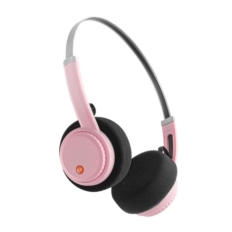 Беспроводные наушники с Bluetooth, накладные, прозрачные, складные, с глубокими басами, для студентов