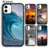 Krajews Серфинг Морской Пляж Доска для серфинга Волна Чехол для телефона Для iPhone 17 Air 15 16 14 plus 11 12 13 pro max coque Чехол Fundas