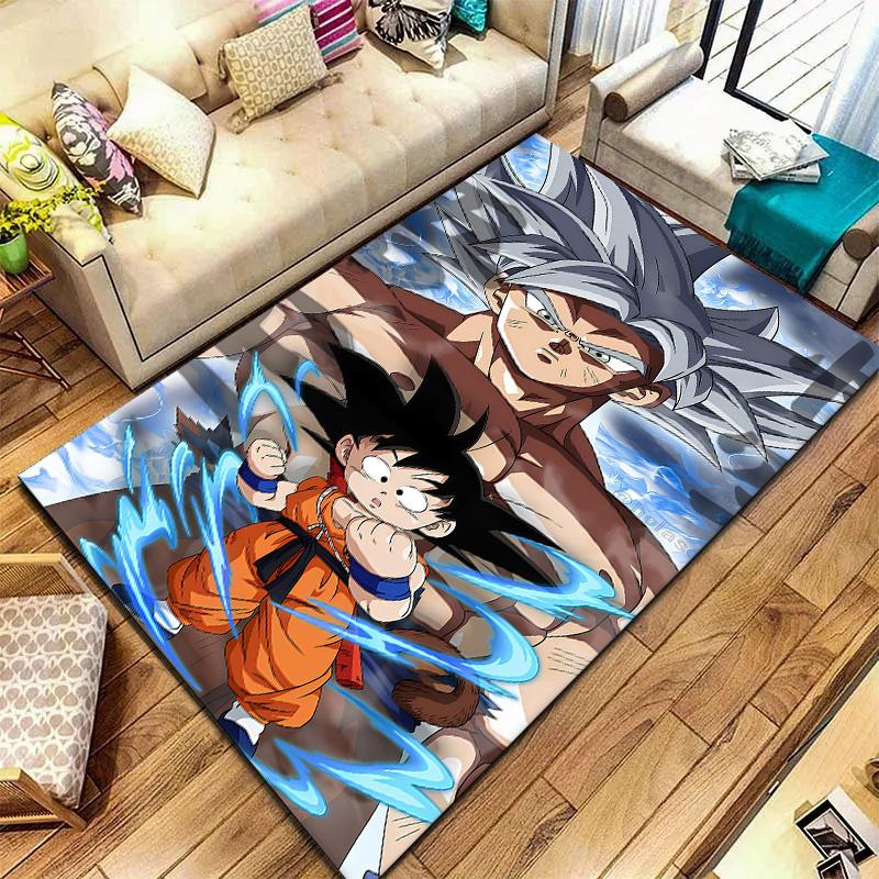 Ковер Dragon Ball Super для гостиной, спальни, дома, украшение дивана, нескользящий коврик для игр детей