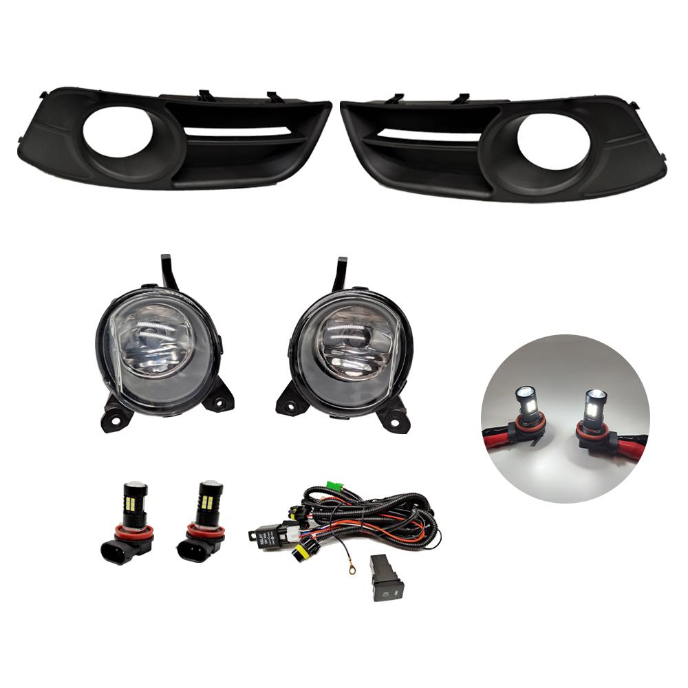 Светодиодные противотуманные фары для Toyota Corolla 2004 2005 2006, версия AN, жгут проводов, крышка, решетка, галоген