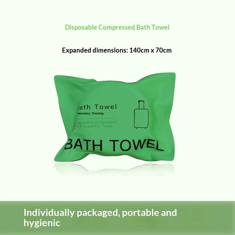 70x140cm Thickened Compressed Disposable Bath Towel Large Quick-Drying Travel Essential