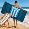 Racing Club Print Beach Towel, Large Soft Quick Dry Towel for Beach Camping Swimming