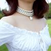 Модные женские вечерние украшения многослойные нерегулярные жемчужины нагрудник колье кулон ожерелье