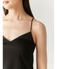 FRAY Triacetate Satin Black I.D. Women's Cup-In Camisole, FWGG245335,