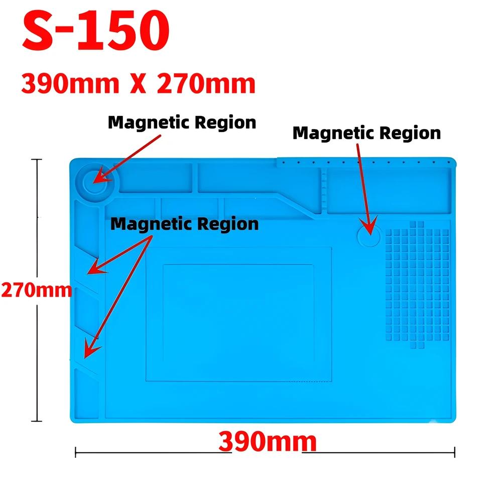 Теплоизоляционный силиконовый коврик для ремонта мобильного телефона, рабочий коврик для обслуживания, платформа для ремонта BGA, инструмент «сделай сам», антистатический коврик для ремонта пайки