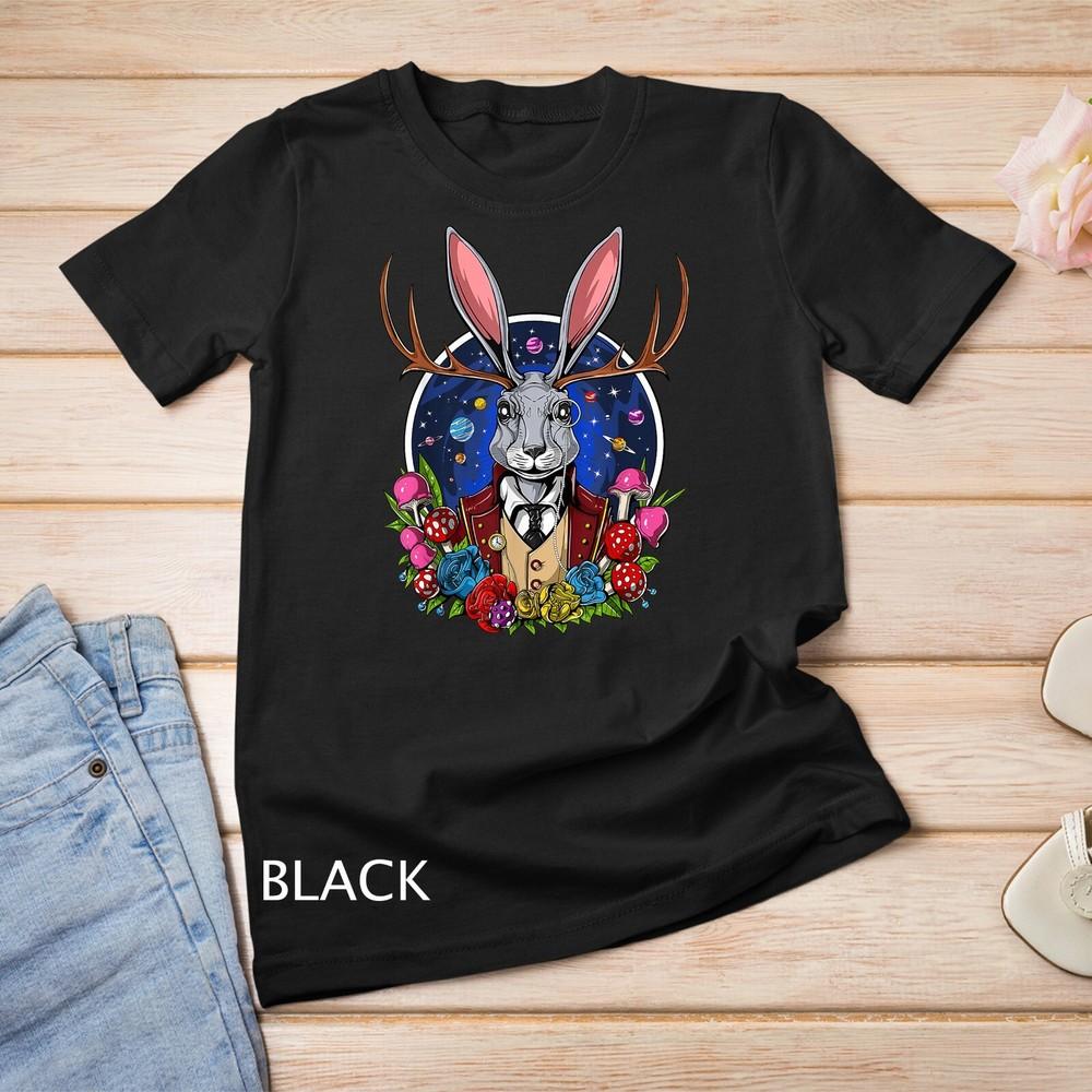 Jackalope Cryptid Rabbit Mythical Bunny Cryptozoology Unisex T-shirt
