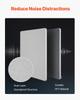 Desk Divider Privacy Panel, 1524 x 610 mm Clamp-on Office Desk Partition, PET Cubicle Partition Panel, Workstation Privacy Divider with 2 C-Type