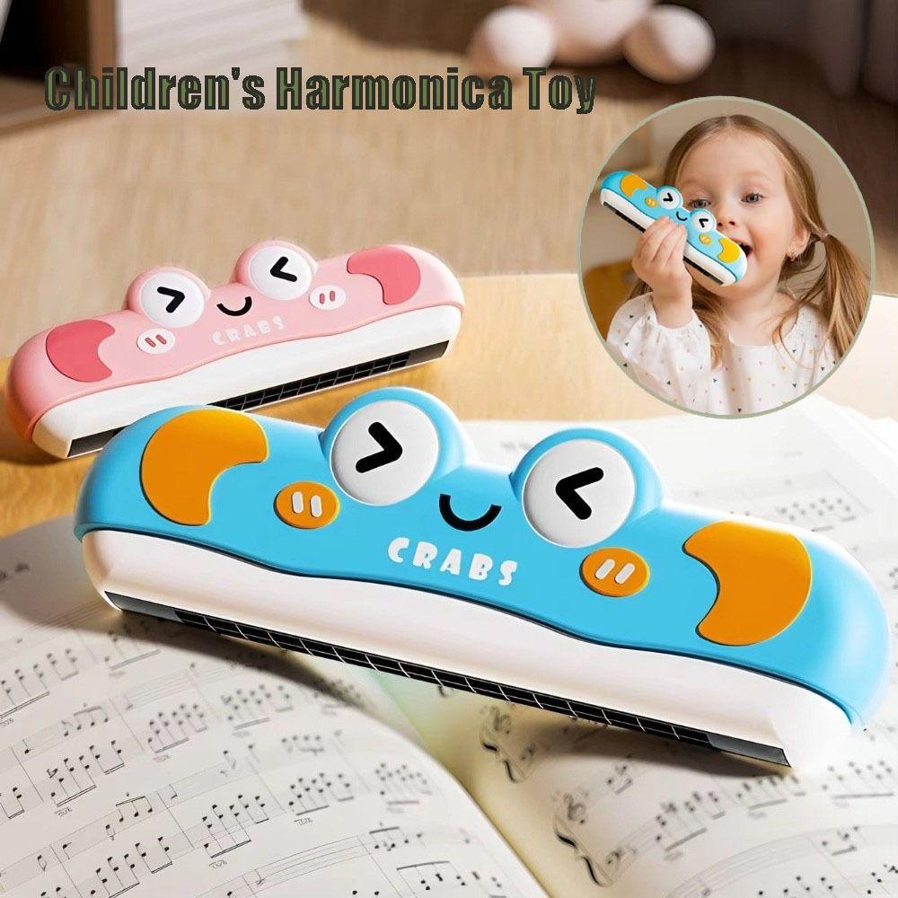 Portable Children Harmonica Toy 16 Holes Play Instrument Beginner Harmonica for Boys and Girls